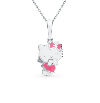 

Silver Pendant with enamel sunlight