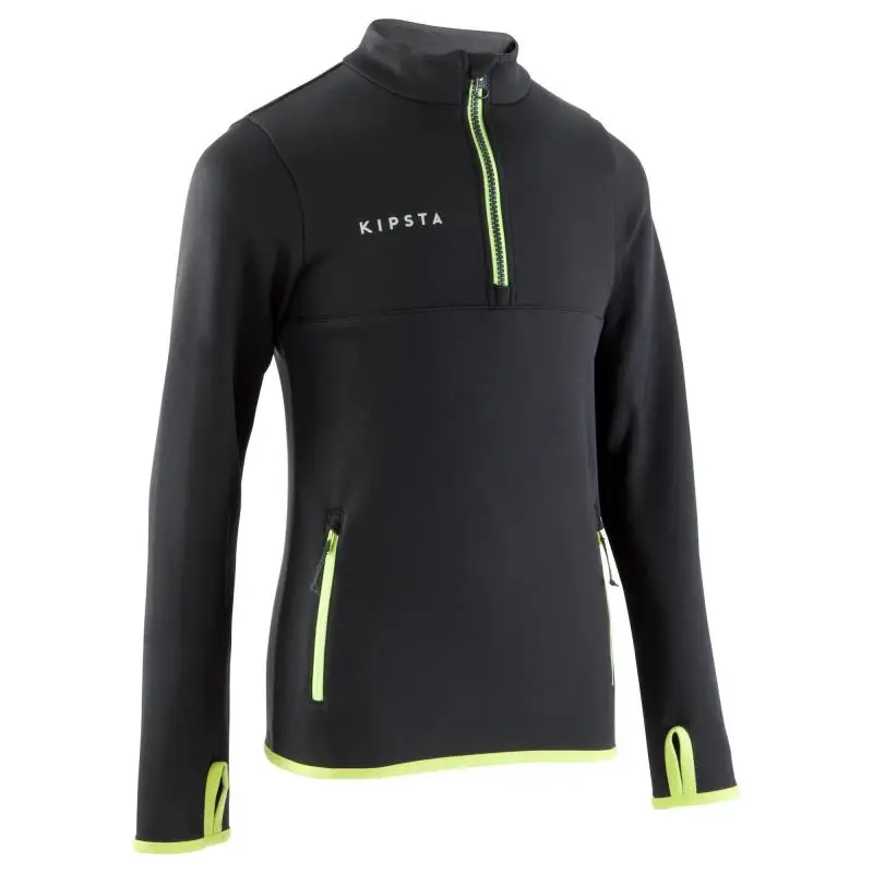 ТОЛСТОВКА ДЕТСКАЯ Т500 KIPSTA Decathlon - Цвет: Черный