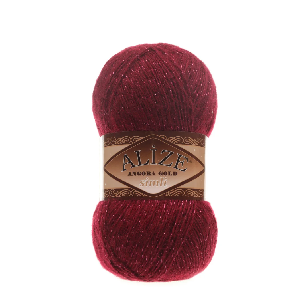 Alize Angora Gold Simli, Silvery, Knitting, Acrylic Yarn, Wool, Sweater Yarn, Crochet Yarn, Winter Yarn,n, Light Yarn, Lace