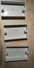 External-Mounting-Box Cassette Wall-Switch Delviz Standard for 146--86mm Plastic Materialsbox