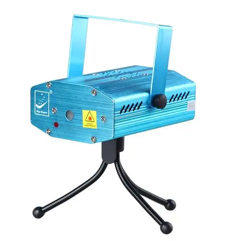 

Crony s09c Remote Controlled Mini R G Twinkling Laser LED Stage Lighting Projector Voice Activated Spotlight Equipment