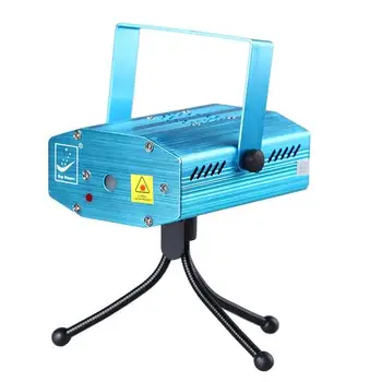 

Crony s09c Remote Controlled Mini R G Twinkling Laser LED Stage Lighting Projector Voice Activated Spotlight Equipment