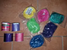 50 metros 0,8mm Cordón de Nylon hilo nudo chino Macrame cable pulsera trenzada cuerda manualidades con abalorios joyería de DIY cable del hilo de rosca