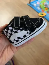 Zapatos de lona para bebé de 0 a 2 años, botines a la moda con lazo de gancho, para primeros pasos, para cuna