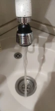 Grifo aireador de cocina, 2 modos, 360 grados, ajustable, filtro de agua, ahorro de agua, boquilla para grifo, Conector de Ducha