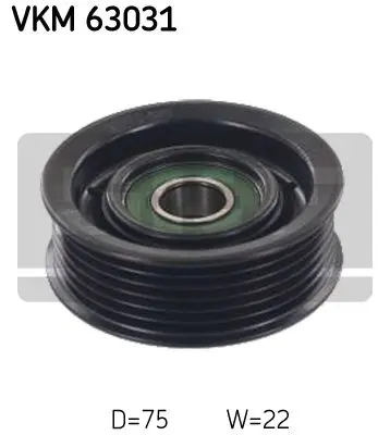 Ролик ремня приводного HONDA CIVIC/CR-V 1.8/2.0 12 SKF VKM 63031