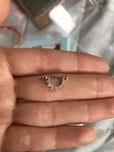 Canner 1 Uds Piercing pendientes para las mujeres 925 de circón de plata esterlina cartílago pendientes joyería fina kolczyki damskie oorbellen W4