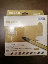 Rotuladores metalizados para escritura, bolígrafos artísticos de tinta permanente, apto en papel, piedra, vidrio, pared, 10 unidades/lote