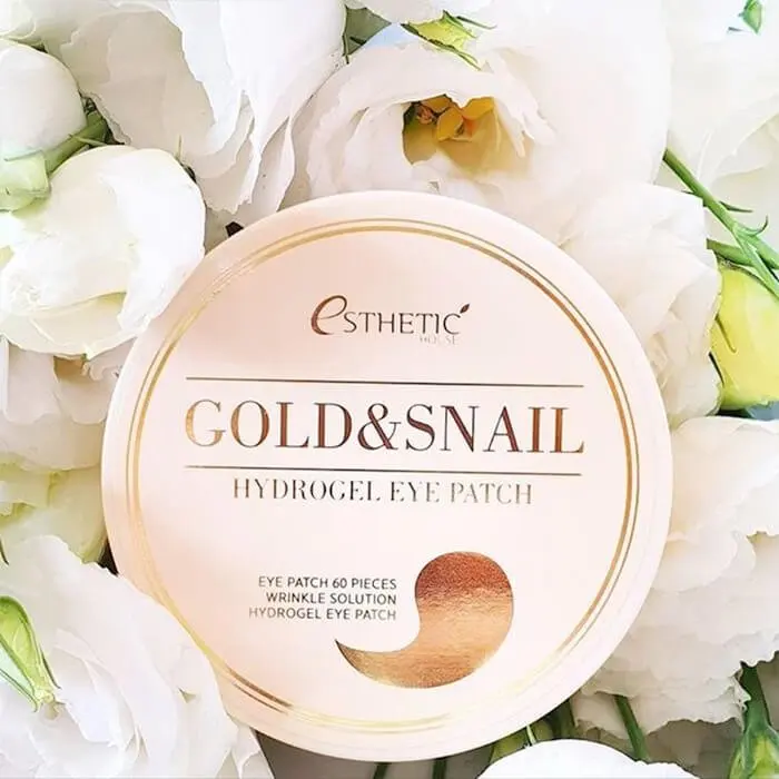 Esthetic House Hydrogel Patches For Eyes Gold/snail Gold & Snail Hydrogel Eye Patch, 60 Pcs