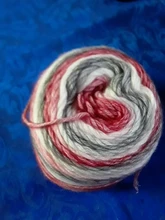 Thick Yarn Crochet Hand-Knitting Rainbow-Color Soft 100g Scarf Sweater Warm for Sofa