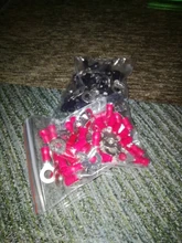 Ring Cable-Wire-Connector Insulated-Terminal Electrical-Crimp-Terminal 50PCS/100PCS RV2-6