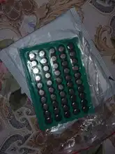 Mayitr-batería para reloj LR44 AG13 L1154 357 SR44 1,5 V, pila alcalina con botón, 50 unidades