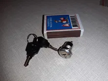 Interruptor de botón electrónico de aleación de Zinc de 12mm, interruptor de apagado, bloqueo de teléfono, interruptor de alimentación de seguridad, terminales tubulares + 2 llaves, 2 posiciones