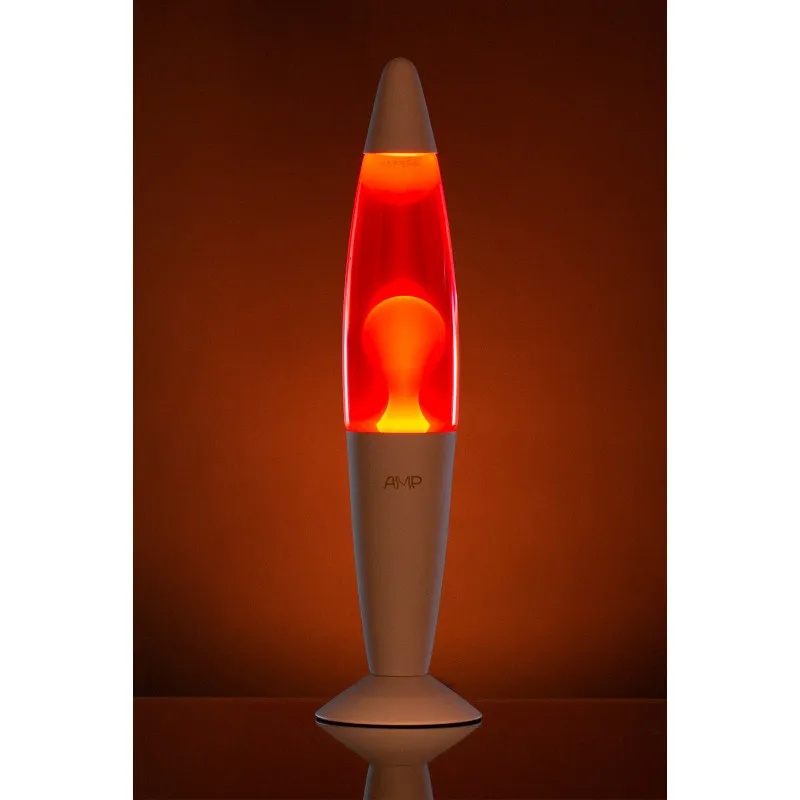 Лава лампа Amperia Rocket Желтая/Красная(35 см