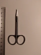 Farming-Tools Scissors Veterinary Medical Animal Straight 10cm 14cm 16cm Curved-Tip Stainless-Steel