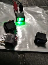 Rocker-Switch Illuminated Push-Button Led O-Power Mini with 12V Car DIY 3PIN 21--15mm