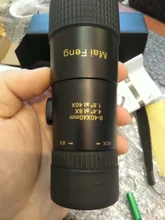 Maifeng-Telescopio monocular compacto, lente con clip retráctil con zoom de 8-40x40, impermeable, prisma Bak4 profesional, HD ED, vidrio con trípode para teléfono