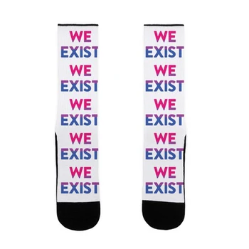 

WE EXIST BISEXUAL SOCKS