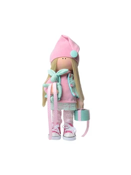 

Set for sewing a textile doll Pugovka doll "Vlada in sneakers" 35 cm