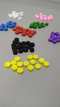 Game-Pieces Wooden 100pcs for 10--5mm 9-Colors