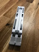 GOOJODOQ-Soporte para ordenador portátil, soporte de aleación de aluminio plegable, para Notebook, MacBook Pro y tableta