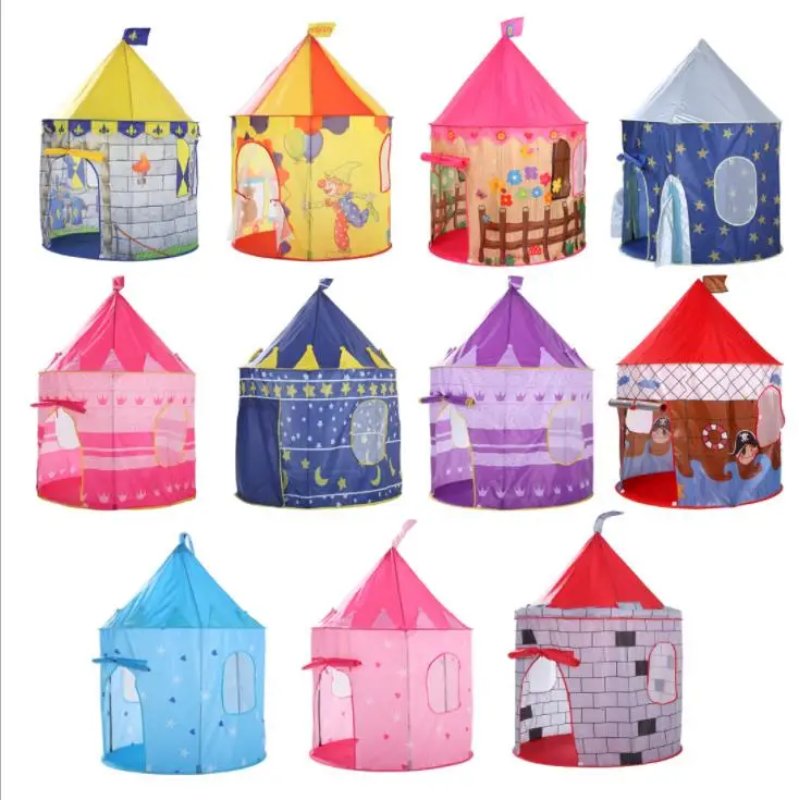 Tienda de Juego plegable Tipi Prince tienda plegable nignos nigno Castillo Cubby Casa de juego nivienos regalos tiendas