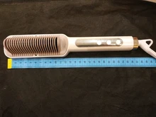 Profissional peines calientes Anti-hirviendo alisador de pelo cepillo de cerámica rizador climatizada eléctrica inteligente cepillo de pelo plancha