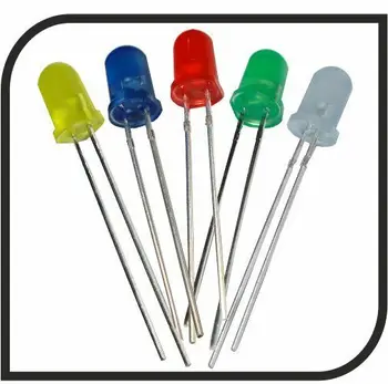 

20X5MM LED DIODES 3MM COLOR AND DIAMETER TO CHOOSE. Electronic Arduino