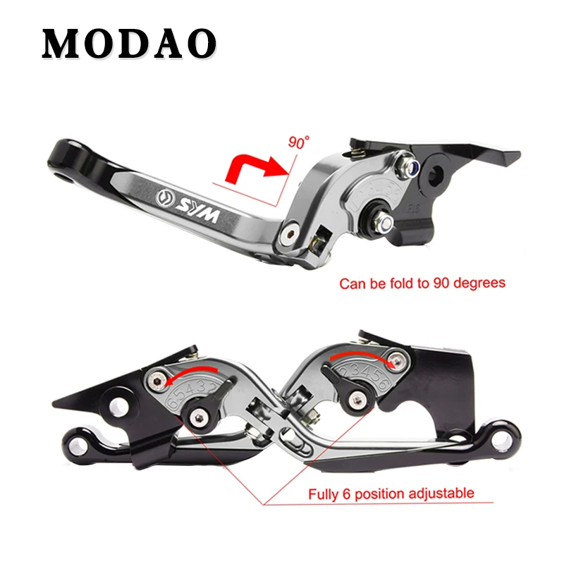 Для SYM GTS300i CRUISYM300i RV250 CRUISYM 300i RV 250 GTS CNC алюминиевые аксессуары для мотоциклов короткий тормозной рычаг сцепления