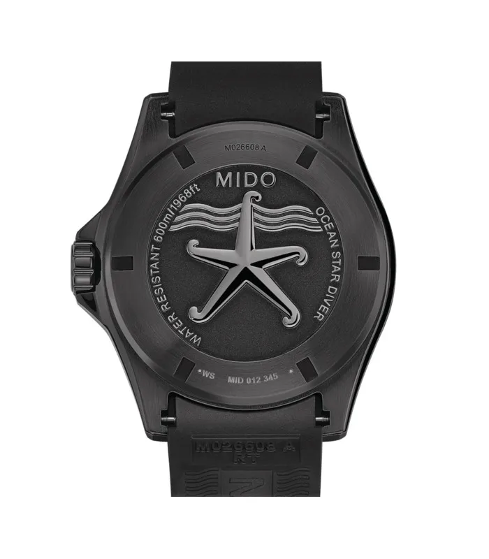 Mido watch Ocean Star Diver 600 хронометр автоматический силиконовый M026. 608,37. 051,00