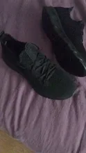 Zapatillas de correr para hombre, zapatos deportivos de malla con cordones, ligeros, cómodos, transpirables, para caminar, de talla grande 47