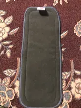 [Littles&Bloomz]-Pañal de tela lavable reutilizable, forros de refuerzo para bolsillo real, insertos de carbón de bambú, tela, microfibra,