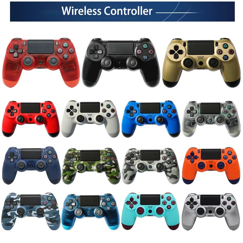 

2PCS Control For Ps4 Console Dualshock 4 Bluetooth Wireless Ps4 Controller Gamepad Joystick Game Pad For PlayStation 4 PS3 PC