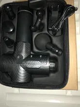 Pantalla LCD eléctrica masaje muscular arma 30 engranajes Fascia de tejido profundo masajeador cuello cuerpo atrás relajación dolor alivio Fitness relajarse