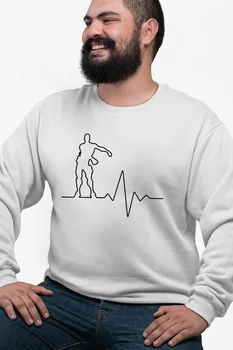 

Angemiel Wear Heartbeat White Men 'S Sweatshirt