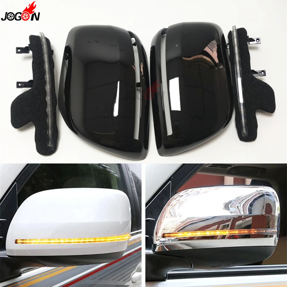 

LED Dynamic Turn Signal Blinker Sequential Side Wing Mirror Indicator Light For Toyota Land Cruiser FJ200 J200 LC200 2010-2018