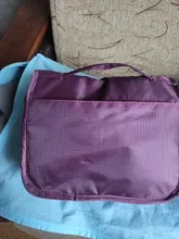 Conjunto de viaje de nailon para maquillaje para mujer, bolsa de cosméticos de alta capacidad para cuarto de baño, organizador de maquillaje, neceser colgante