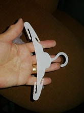 Muñeca de 10 unids/lote muñecas percha blanco rosa perchas de plástico americano recién nacido bebé accesorios 18 pulgadas muñeca