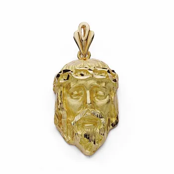 

Head face Christ 18k gold 31mm. [AA2315]