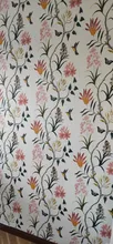 Flower Wallpaper Self-Adhesive Bedroom Kitchen Living-Room Home-Decoration Floral Modern