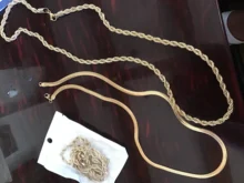 New Gold Stainless Steel Rope Chain 2mm-6mm Fashion Jewelry Ladies Necklace