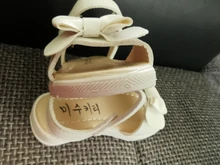 Sandalias de verano con lazo para niños y niñas, zapatos de playa suaves de princesa para fiesta coreana, de 1 a 6 años, novedad