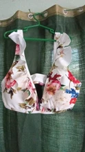 Swimsuit Bikini-Sets Bathing-Suits Tank-Top CUPSHE Floral Two-Pieces Ruffled Sexy High-Waisted