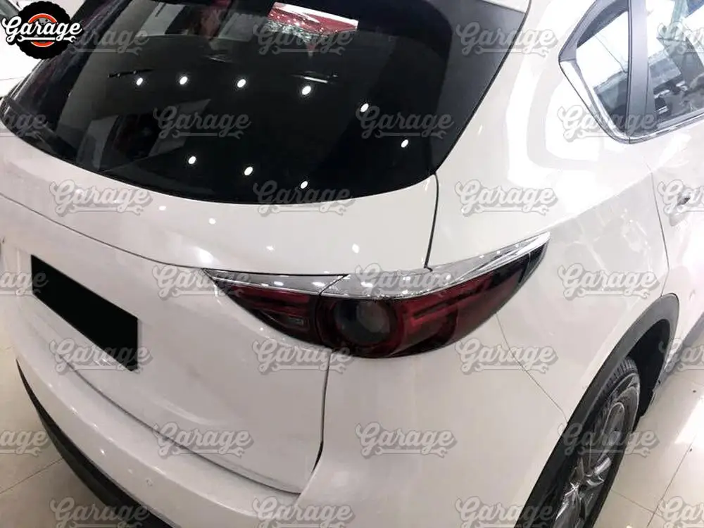 Накладки-брови на задние фонари для Mazda CX-5- ABS пластик литье 1 комплект/2 шт. украшение автомобиля Стайлинг