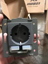 Jiubei Panel de cristal blanco 2A de puerto Dual USB adaptador/cargador de pared de enchufe de carga con adaptador de pared USB enchufe de la UE hembra Pow