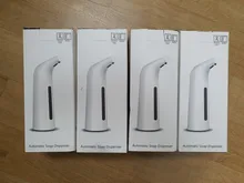 Dispensador de jabón automático inteligente ABS para baño, dispositivo de espuma desinfectante de manos con Sensor infrarrojo inteligente, carga por USB