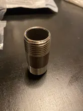 1-1/4-Threaded-Pipe-Fittings Water-Connection Stainless-Steel Male-X-Male SS304 1-3/8-