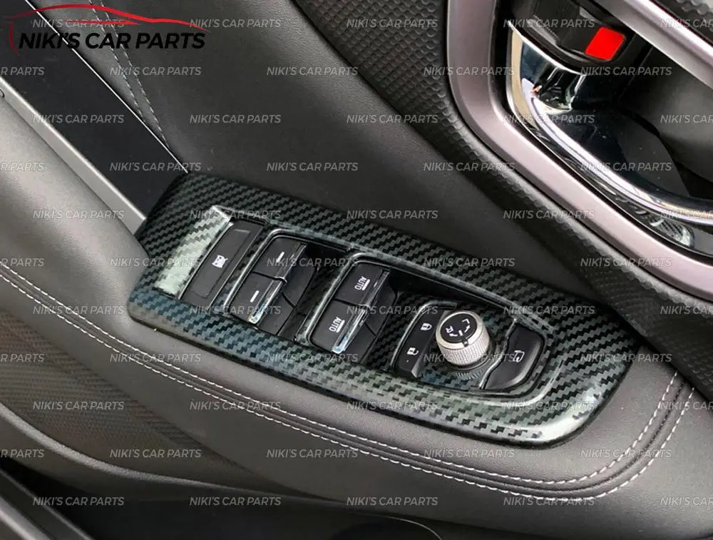 Накладки на блок управления окнами для Subaru Forester-нержавеющая сталь 1 комплект/4 шт. формовочные украшения для стайлинга автомобилей