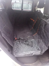 Protector para asiento de coche para perros, Protector impermeable con cinturón de seguridad para mascotas, alfombrilla para asiento trasero, hamaca, cojín