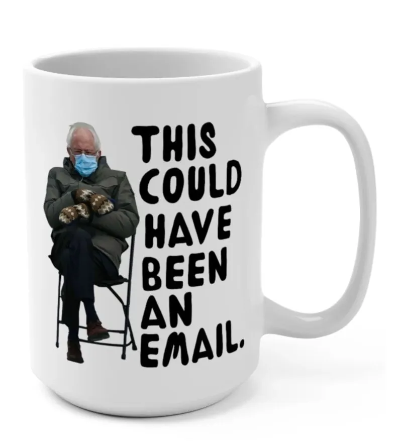 

Bernie Sanders Cup Cute Mugs crowns Animated Cool Regular Size Beautiful Gift Tea Milk Coffee Cups أكواب Ceramic